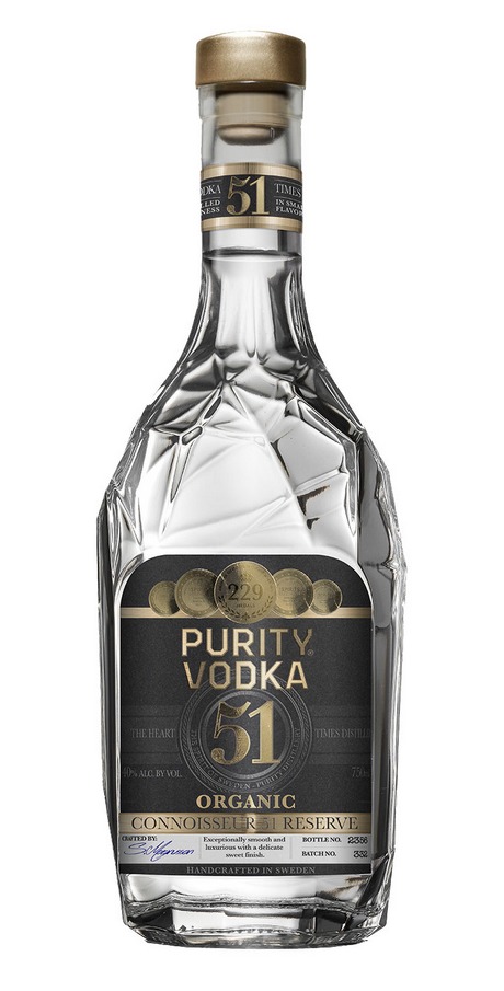 Purity Connoisseur 51 Reserve Organic Vodka 40% 0,7l 