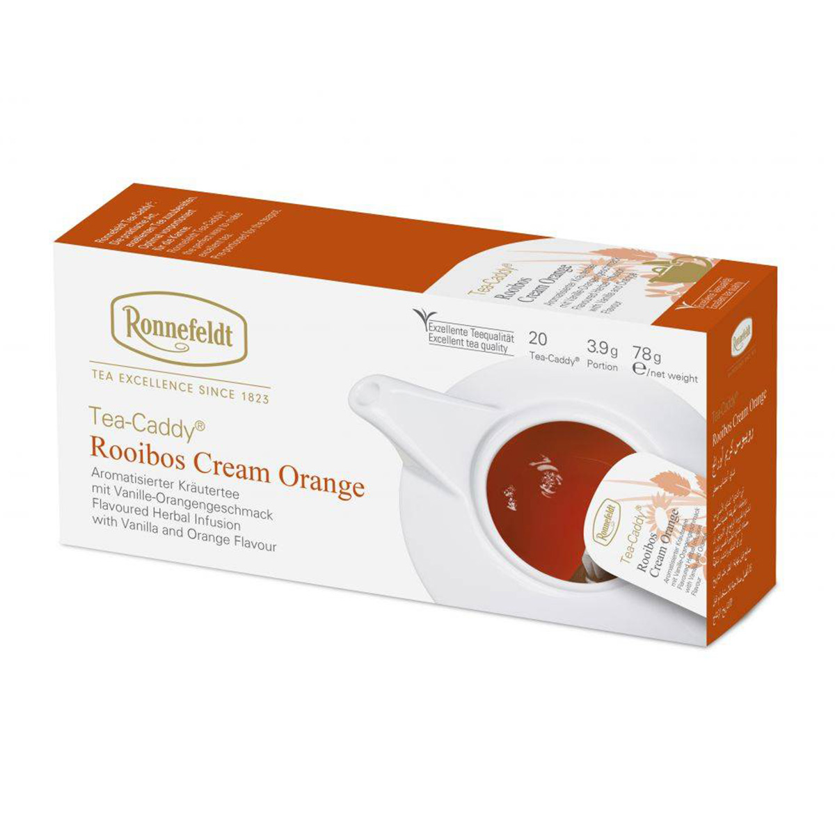 Ronnefeldt Tea Caddy Cream Orange čaj 20 x 3,9