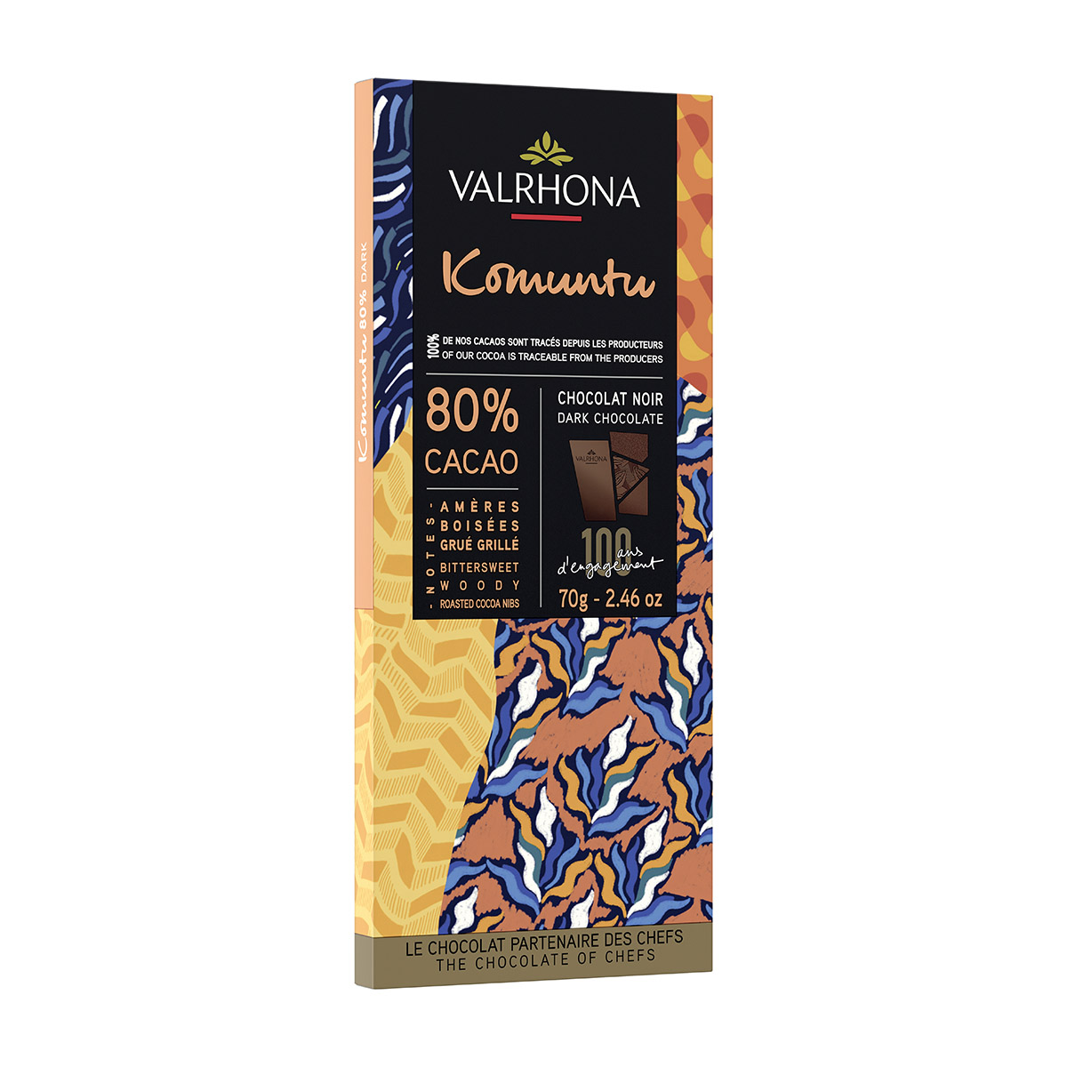 Valrhona KOMUNTU 80% - horká 70g