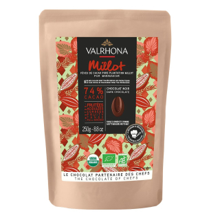 Valrhona MILLOT tmavá čokoláda 74% 250g