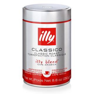 1 kartón illy Espresso stredne pražená mletá káva 12x 250g