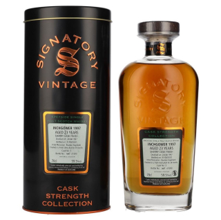 Signatory Vintage Inchgower 23 Years Old Cask Strength 1997 59,5% 0,7l GB