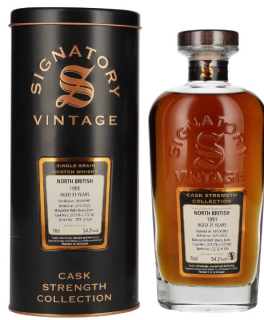 Signatory Vintage NORTH BRITISH 31YO Single Grain 1991 54,2% 0,7l GB