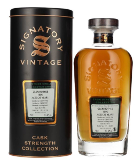 Signatory Vintage Glen Rothes 26 Years Old Cask Strength 1996 53,6% 0,7l GB