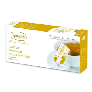 Ronnefeldt LeafCup Ayurveda čaj 15 x 2,8g