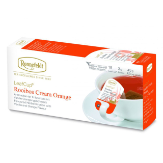 Ronnefeldt LeafCup Cream Orange (Rooibos) čaj 15 x 3g