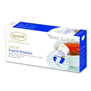 Ronnefeldt LeafCup Classic English Breakfast čaj 15 x 2,5g