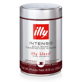 Illy Espresso Intenso mletá káva 250 g