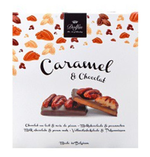 Dolfin Caramel & Chocolate - Pecan nuts 200g